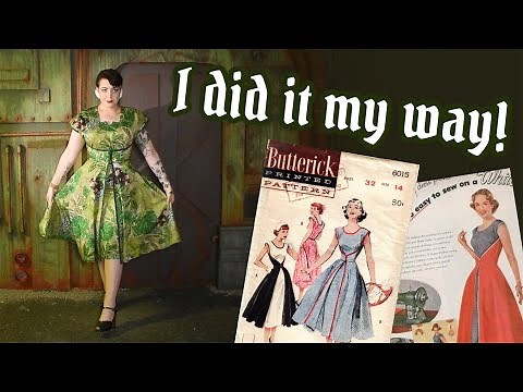 Walk Away from the Walkaway Dress? // Drafting it Myself