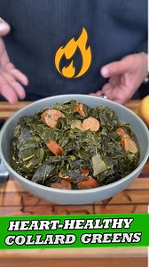 1.8M views · 51K reactions | Collard Greens With Chicken Andouille Sausage! #food #cooking #delicious | Smokin' and Grillin' with AB | Facebook
