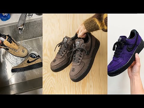 How to Bleach and Dye the Stussy x Nike - Air Force 1s (Tutorial)