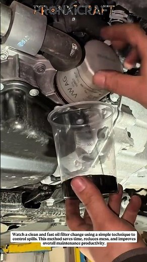 Quick Oil Filter Change Without Mess | Smart & Efficient Method