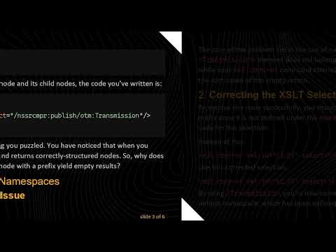 Resolving the xsl copy-of Issue: Why Your Child Nodes May Return Empty
