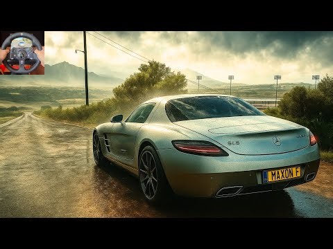 2011 Mercedes Benz SLS AMG — Forza Horizon 5 | Realistic Wheel Gameplay Logitech G920