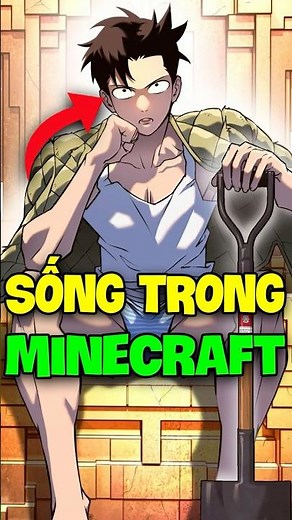 This young man survives in the Minecraft world. #comic #manhwa #anime #review #shorts