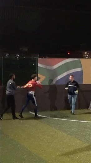 Who won the battle?🤣 #youtubeshorts #football #footballshorts #goals #goalkeeper #gopro