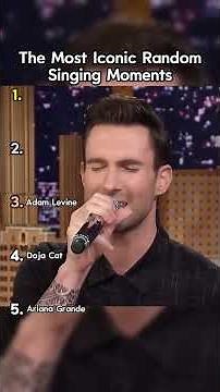 Iconic random singing moments