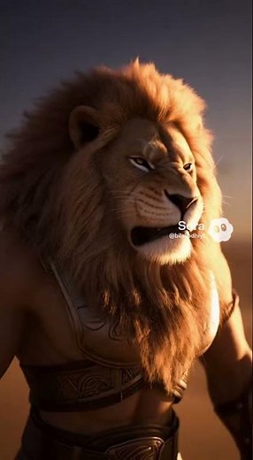 Lion to Human Transformation | Epic Hybrid Warrior