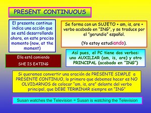 PPT - PRESENT CONTINUOUS PowerPoint Presentation, free download - ID:867875