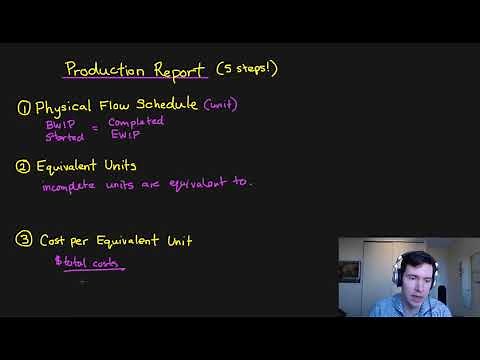 Process Costing: Prepare a Production Report (Cost Accounting Tutorial #29)