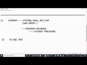 ORACLE 19c tutorials by Mr. Murali Sir