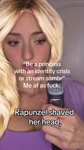 #sombrhate #fyp #fypシ | rapunzel shaved her hair