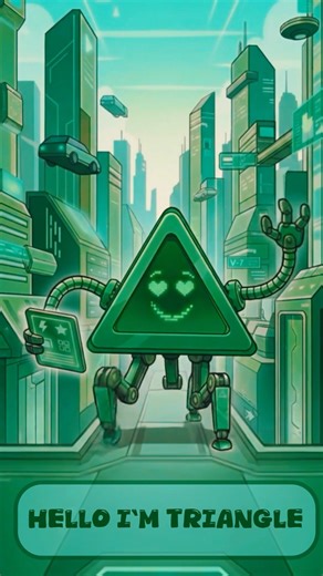 Hello i am triangle #shorts