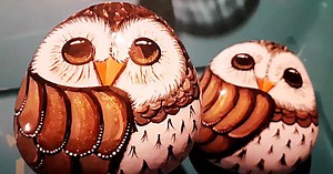 How To Paint Owl Rocks