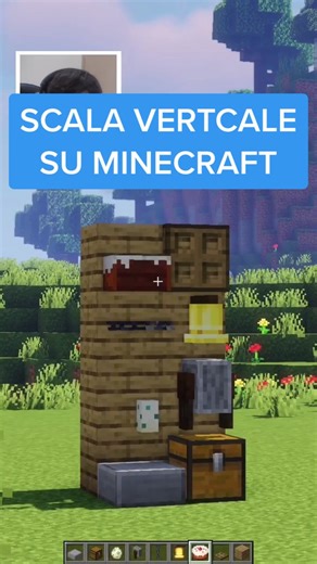 Costruisci una scala verticale segreta in Minecraft