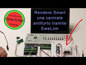🔴Watch how I modify an old-generation alarm control panel with a Sonoff Mini