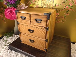 1970s Japanese Cedar Tansu Chest | Small Wooden Drawers, Zen Decor - Etsy