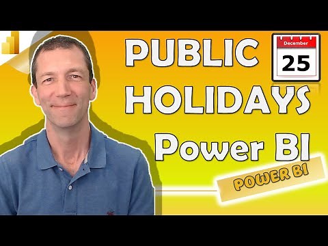 Adding Public Holidays to your Power BI Calendar