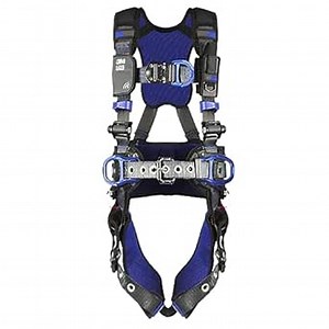 3M 1113176 DBI-SALA ExoFit X300 Comfort Wind Energy Climbing/Positioning Safety Harness, Wind Energy Fall Protection, Aluminum Back and Front D-Ring,Leg Tongue Buckle,Quick-Connect Chest Buckle,Medium