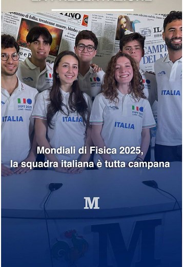 Campania Rappresenta Italia All'IYPT 2025