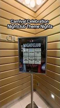 Carnival Celebration Club Theme Nights