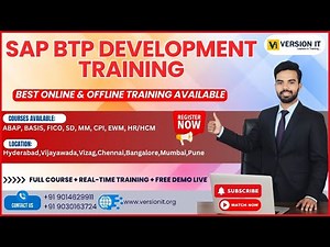 DEMO -1 | SAP BTP Development Training | Best SAP BTP development Course | Best SAP BTP Development