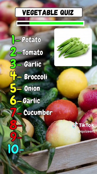 10 Vegetable Quiz Challenge: Test Your Knowledge