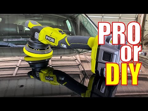 PRO or DIY? RYOBI PBF100 Dual Action Polisher Review [$199]