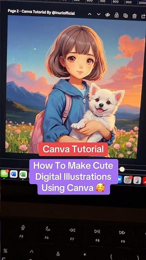 Canva Tutorial - How To Make Digital Illustrations Using Canva! 🤯