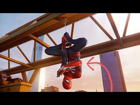 How to hang upside down in Marvel's Spiderman PS4 (tutorial)