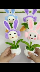 61K views · 780 reactions | Rabbit  Flowers DIY. How does it look☺️?#CreativeDIY #minicartoonDIY#Makingflower DIY #creative #DIY @followers #makingflower #diyhomedecor #diy #flowers | Creative DIY | Facebook