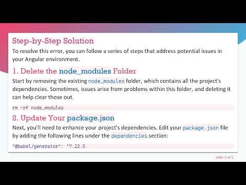 How to Fix Module Build Failed Error in Angular Router