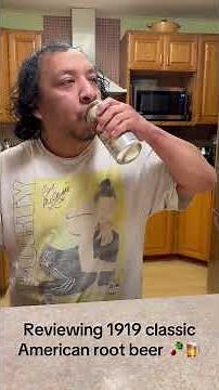 Reviewing 1919 root beer 🫜🍺 #rootbeer #classic #superbowl #fyp #yum #flavortown #servingup #fyp