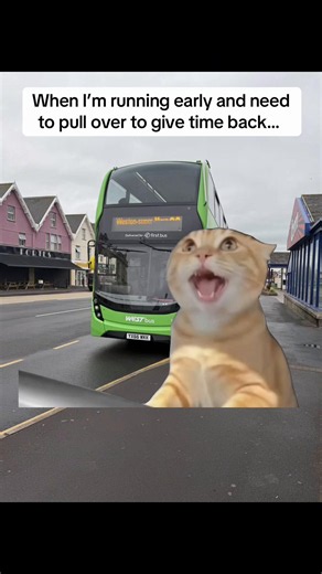 Sometimes if the bus is running early, and we get to a timing point ahead of time then we’ll need to give that time back to make sure we are back on track for our next section of the journey. This could be a few seconds or even a few mins. Often you’ll see drivers get out of the cab, get some fresh air, stretch their legs etc 😊 #buslifewithjames #busdriver #buslife #bus #busses