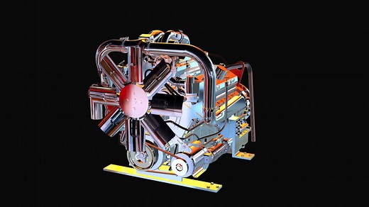 Detroit Diesel Engine - 3D model by LM3D (@lm9241221)