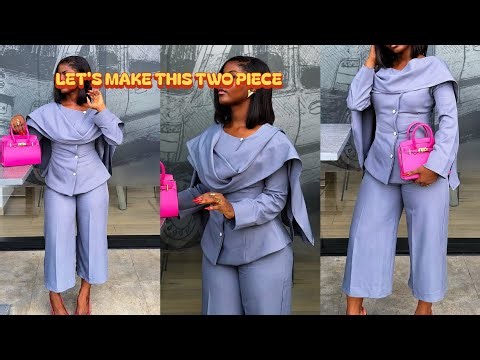 How to Draft This Elegant Two-Piece Set | Full Pattern Drafting Tutorial
