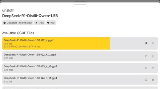 手机部署大模型-通过PocketPal部署