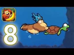 Banana Kong - Gameplay Walkthrough Part 8 - The Turtle (iOS, Android)