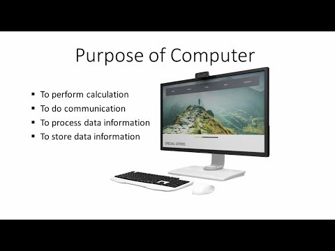 Purpose of Computer| Uses of computer| Reasons for using computer