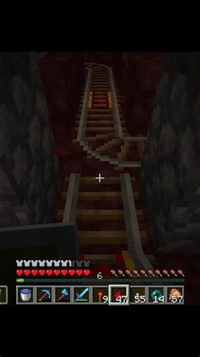 Fixing the rail junction at Lunar Town. Minecraft Survival Series