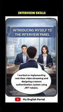 How to Introduce Yourself in a Tech Interview 👨‍💻 #shorts #interview