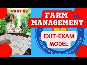 Farm management model Qs and As |abvm| #exitexam #agriculturaleconomics