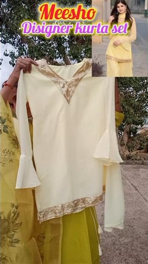 💛 Elegant Lemon Yellow Embroidered Kurta Pant with Dupatta Set ✨Perfect for festival 💞