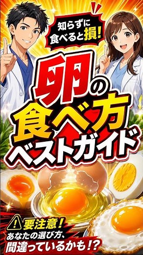 【効率よく栄養をチャージ！体にやさしくバランスの良い卵の食べ方ガイド】◯