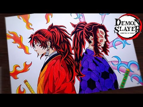 How to Draw"Yoriichi & Kokushibo"step by step(Tutorial) for beginners||Demon Slayer