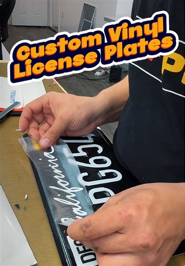 Custom Vinyl License Plates for Unique Car Personalization