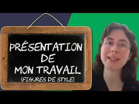Figures de style 1 - Présentation de mon travail