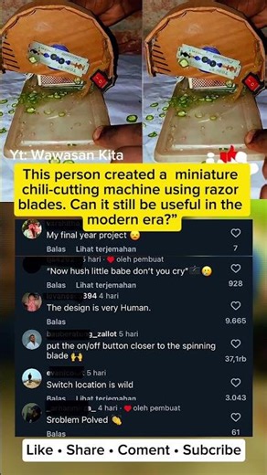 Mini Chili Cutting Machine Using Razor Blades – Useful or Outdated? #goodidea #shorts #usa #short