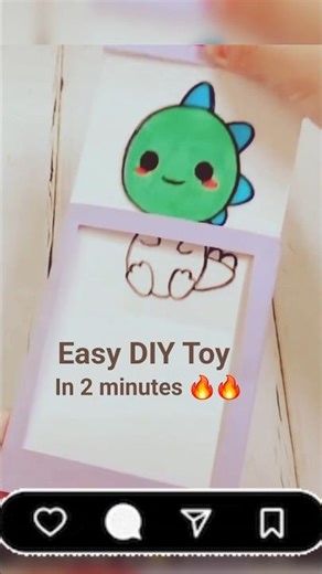 Easiest DIY Toy for kids in 2 minutes #diy #craft 🔥🔥👌😍
