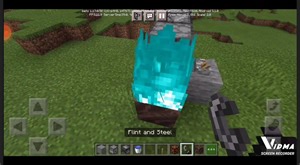 How to make fire arrow shooter in Minecraft.