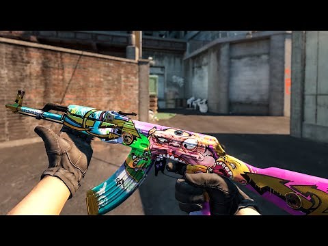CS2 AK-47 | B the Monster - Skin showcase Factory New [4K60FPS]