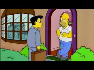 Homer Simpson buys a gun